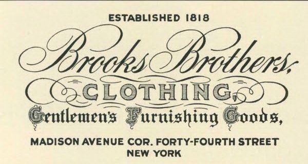 Brother Company Logo - Brooks Brothers - The History of an American Haberdashery ...