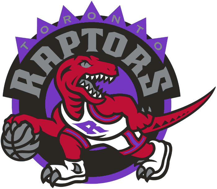 Red with Purple Circle Logo - Toronto Raptors Primary Logo Basketball Association NBA
