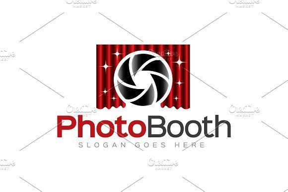 Red Booth Logo - Photo Booth Logo Logo Templates Creative Market
