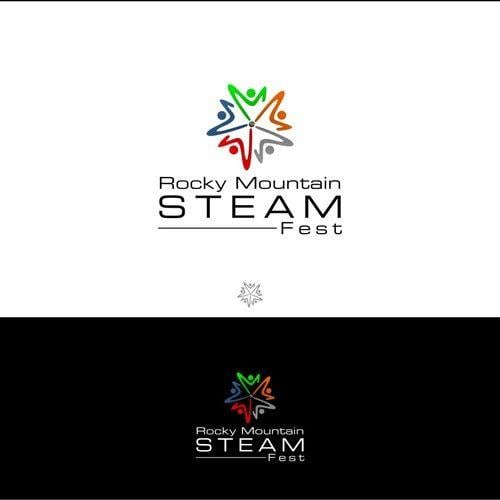 Steam Mountain Logo - Rocky Mountain STEAM Fest Logo. Logo design contest