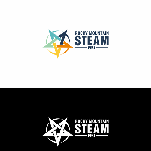 Steam Mountain Logo - Rocky Mountain STEAM Fest Logo | Logo design contest