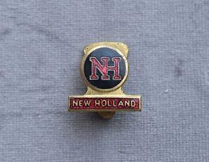 Vintage New Holland Logo - Vintage New Holland enamel Lapel Badge tractor farming Agriculture ...