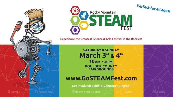 Steam Mountain Logo - Rocky Mountain STEAM Fest 2018 ~ [i am a maker]