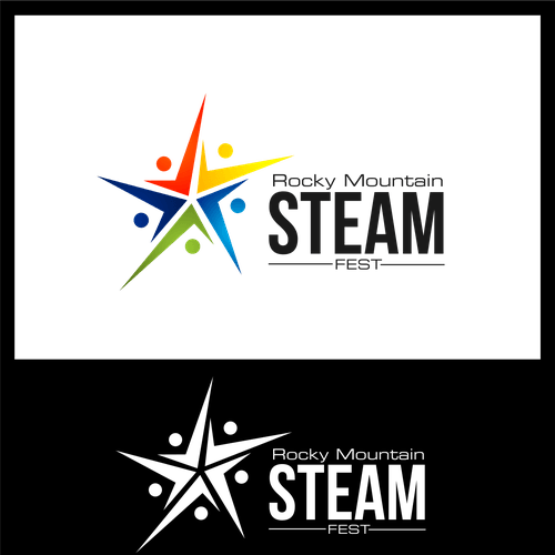 Steam Mountain Logo - Rocky Mountain STEAM Fest Logo | Logo design contest