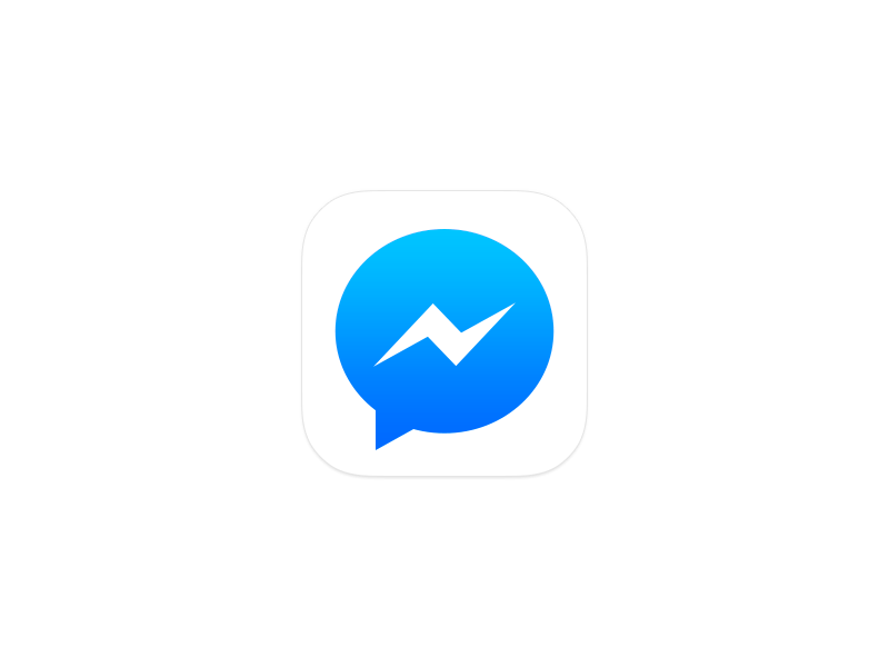 Android Facebook App Logo - Messenger by Mac Tyler | Dribbble | Dribbble