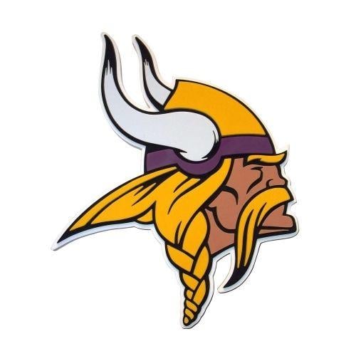 Viking Head Logo - Minnesota Vikings VIKING HEAD 3D Fan Foam Logo Sign