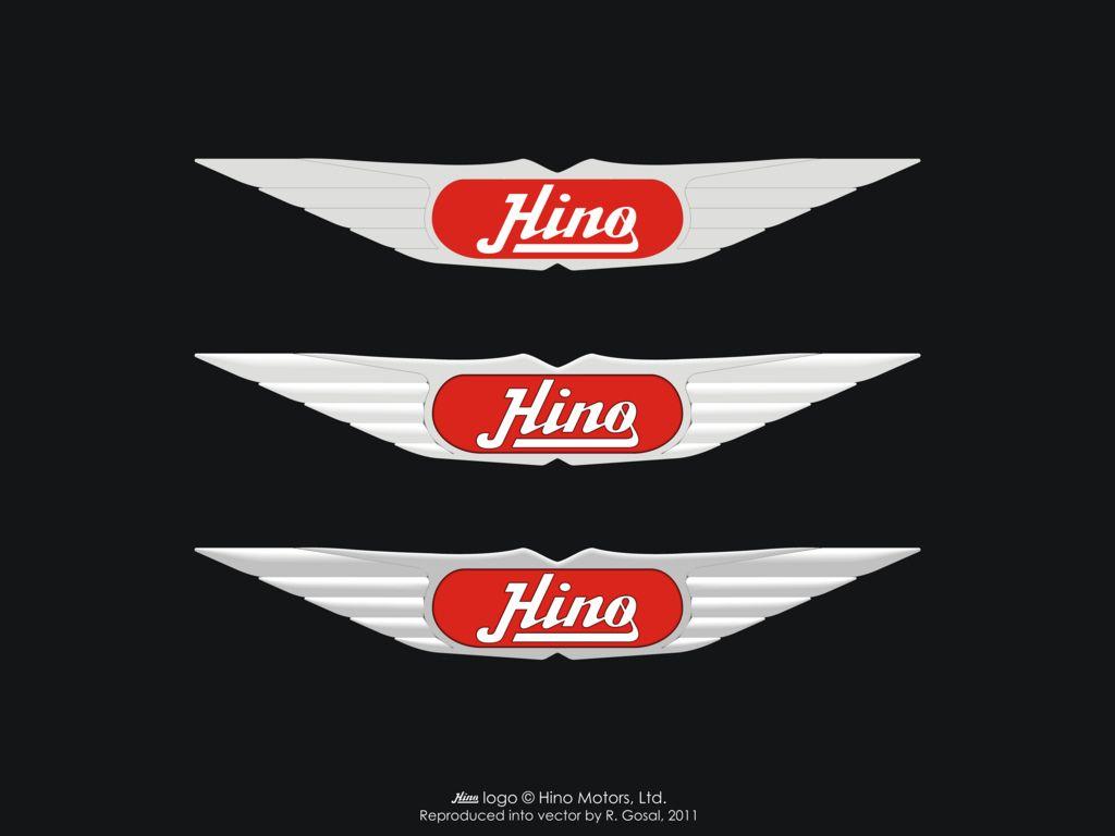 Hino Logo - Hino Logo (Badge) with Wings | 3 versions: 1. Simple 3 color… | Flickr