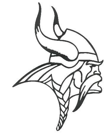 Minnesota Vikings Logo coloring page