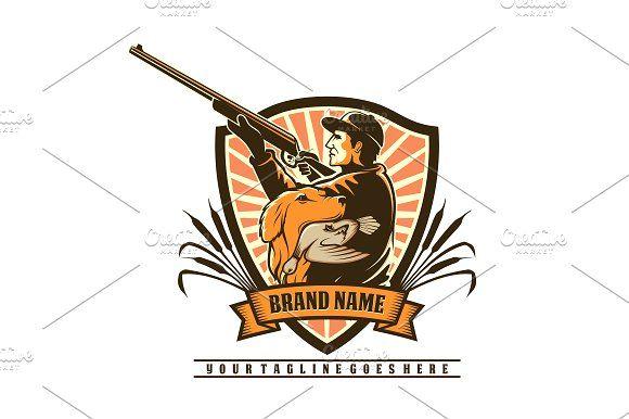 Hunting Logo - Dog Hunting ~ Logo Templates ~ Creative Market