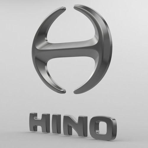 Hino Logo - 3D model avto hino logo