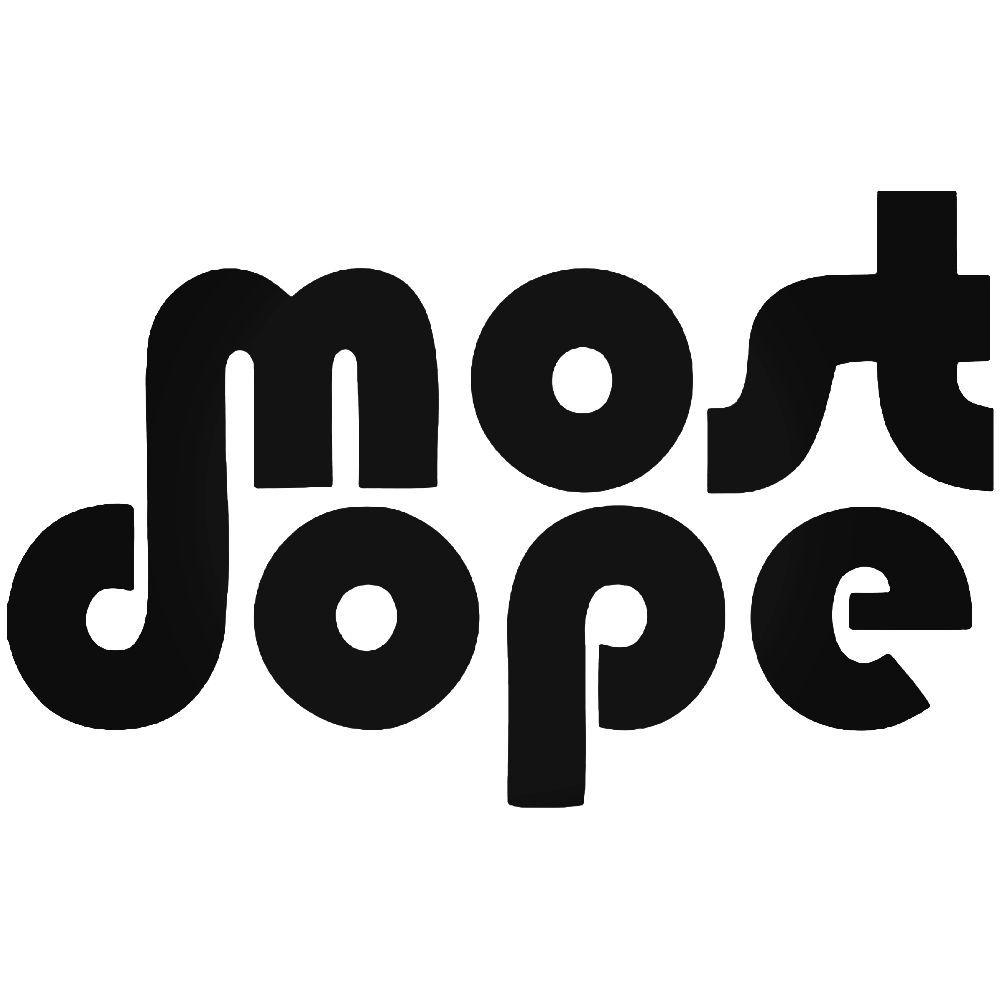 Most Dope Logo - Most Dope Jdm Japanese Vinyl Decal Sticker