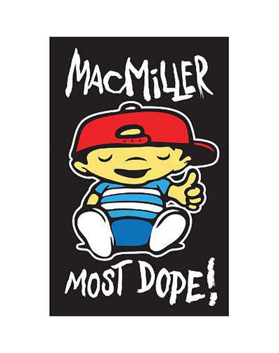 Most Dope Logo - Mac Miller 'Most Dope !' Blacklight Poster. Room stuff ❤. Mac