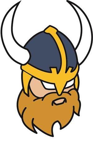 Viking Head Logo - Cortez Burris's Bowling Community College Athletics