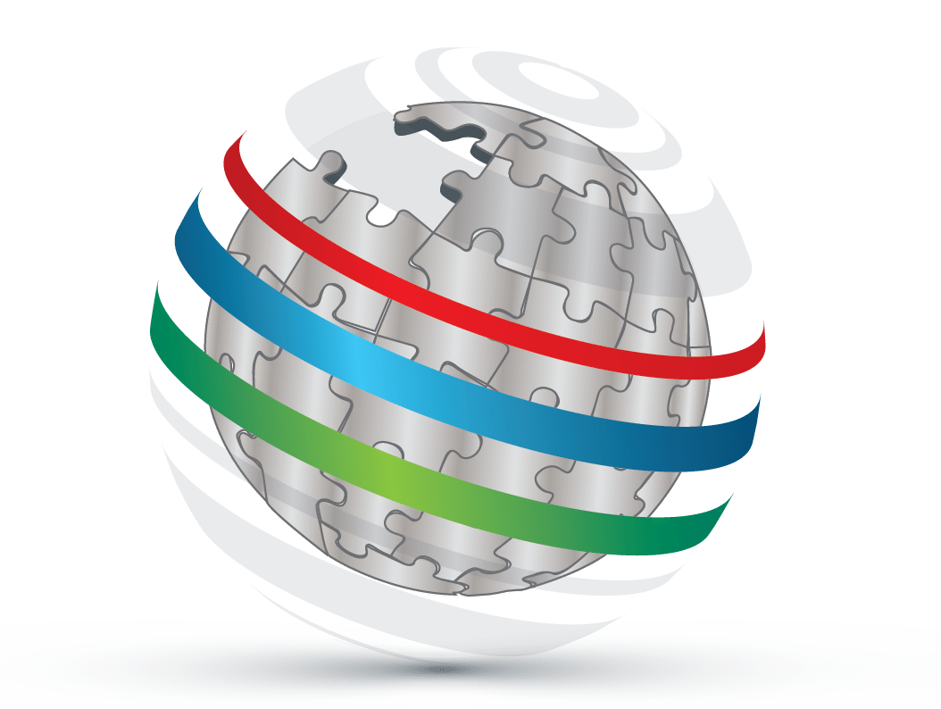 World Puzzle Logo - Design Free Logo: Online 3D Puzzle Globe Logo maker