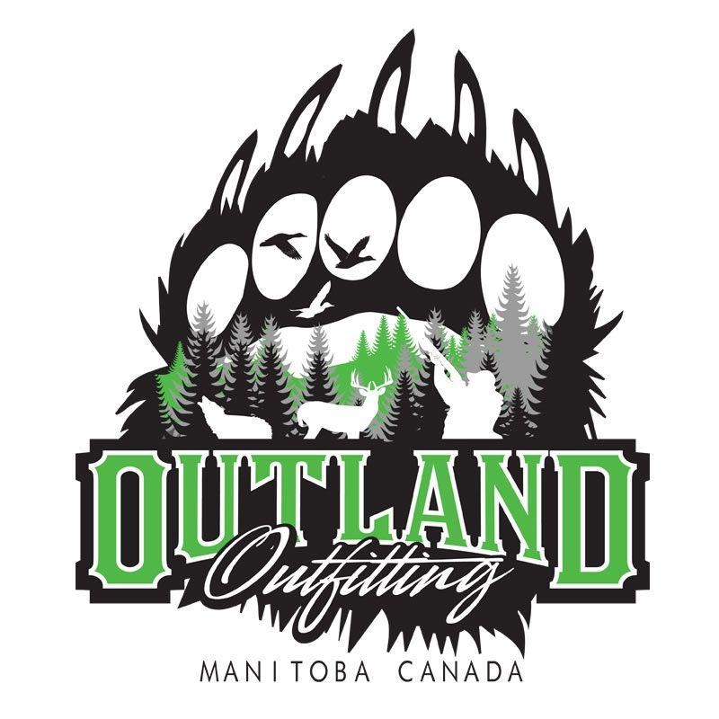 Hunting Logo - Outland Outfitting Bear Deer Waterfowl Hunting Logo Design. Outdoor