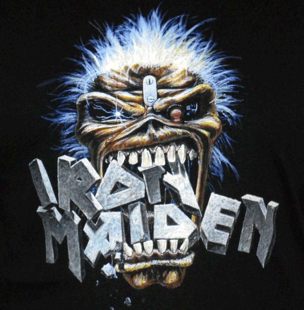 Eddie Iron Maiden Logo - IRON MAIDEN (Eddie Crunch) Men's T-shirt – Hardcore Apparel