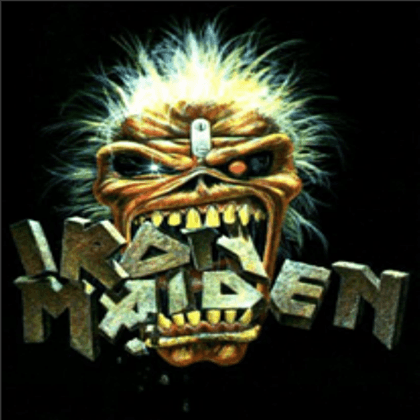 Eddie Iron Maiden Logo - Eddie Eating Iron Maiden Logo By Faded Warrior Ar