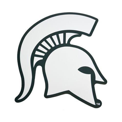 White Spartan Logo - Michigan State University Apparel - Michigan State Clothing, MSU ...