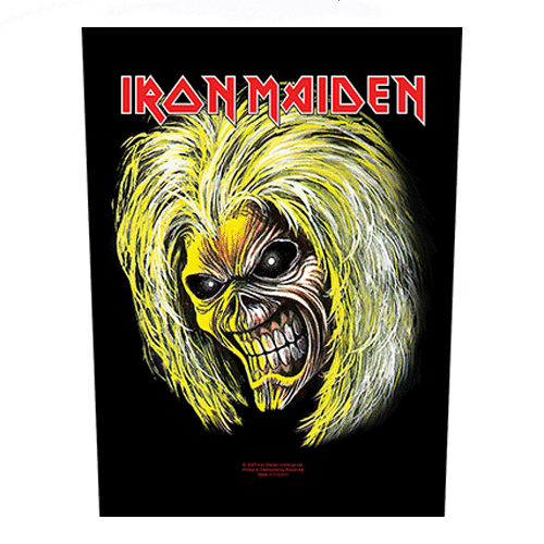 Eddie Iron Maiden Logo - Blabbermouth. Killers Eddie (Backpatch)
