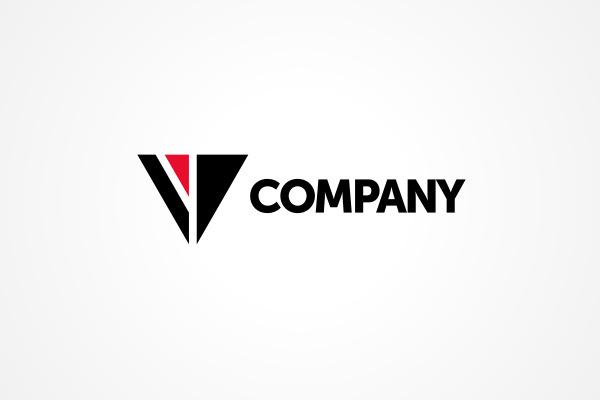 Black V Logo - Free Logo: Black and Red V Logo