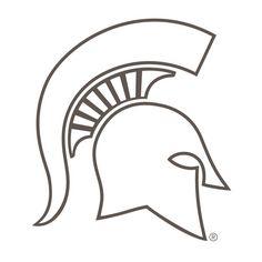 White Spartan Logo - 8 Best Project logos images | Michigan state spartans, Michigan ...