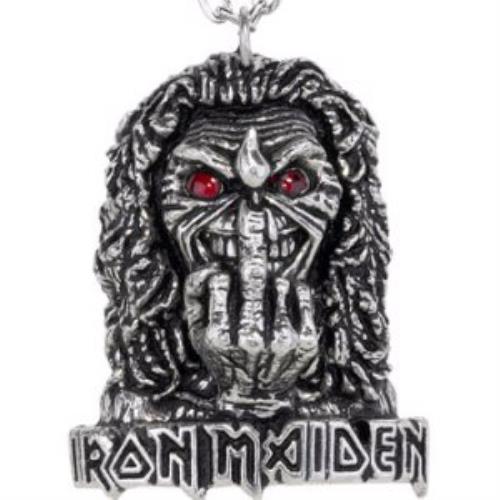 Eddie Iron Maiden Logo - Iron Maiden Eddie Finger Pendant UK memorabilia