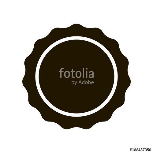 Blank Round Stamp Logo - Blank Round Stamp for Logo. Isolated vector Illustration