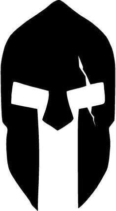 White Spartan Logo - Logo design for Spartan Helmet. Portfolio. Spartan helmet, Tattoos