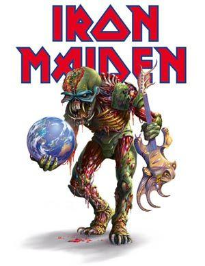 Eddie Iron Maiden Logo - Eddie World Tour Iron Maiden 2,011 | Logo Iron Maiden Lima P… | Flickr