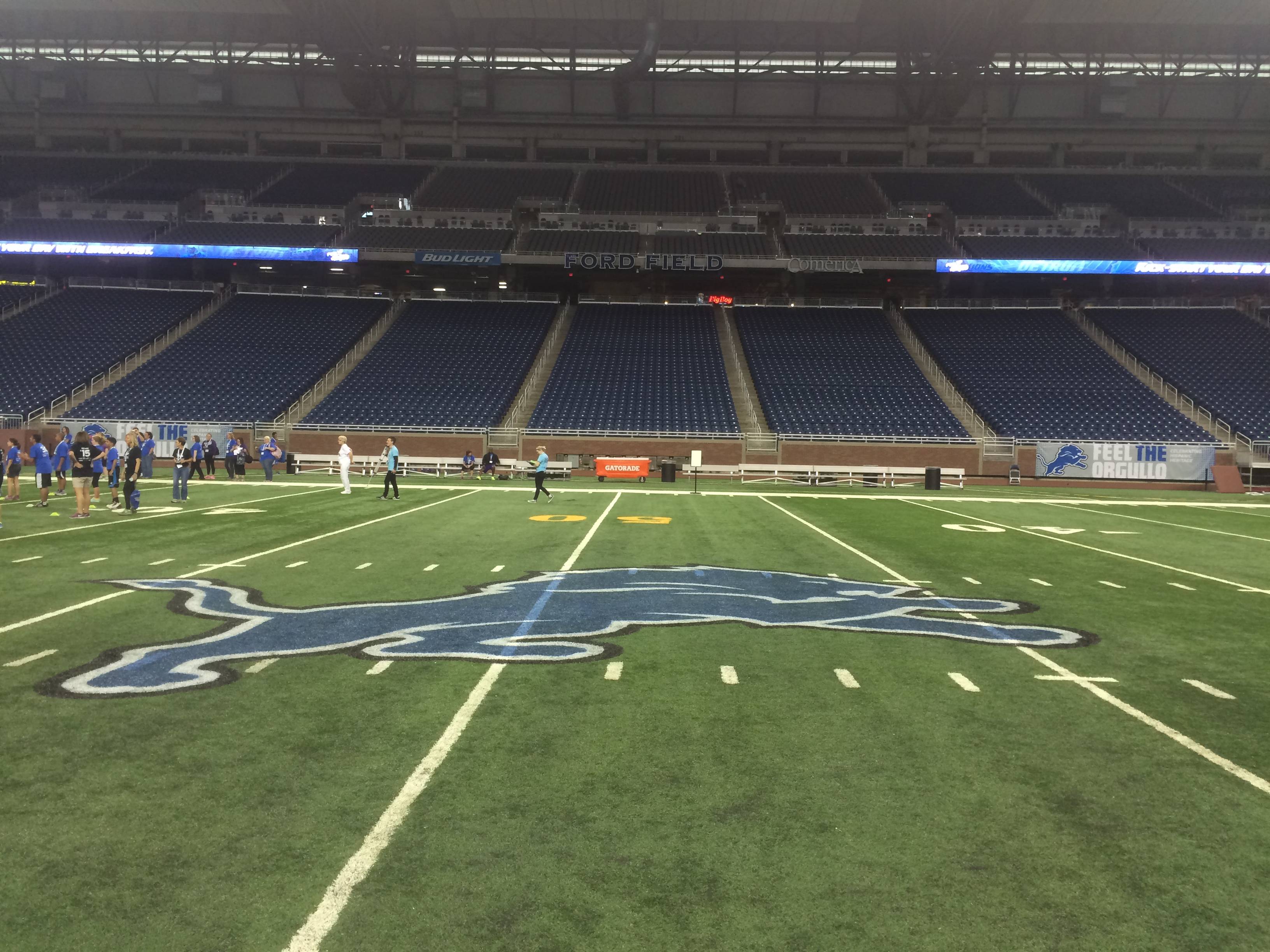 Ford Field Logo - Fuel Up To Play 60 Rally for School Health at Ford Field - Messy Kennedy