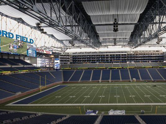 Ford Field Logo - Detroit Lions' Rod Wood: Ford Field ready for another Super Bowl