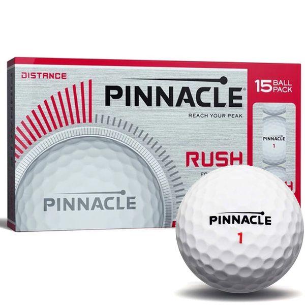 X Ball Logo - 2018 Pinnacle Rush Logo Golf Balls - 12 x (15 Ball Pack) (180 golf ...