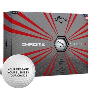 X Ball Logo - Callaway Chrome Soft X Custom Logo Golf Balls (12 Ball Pack)