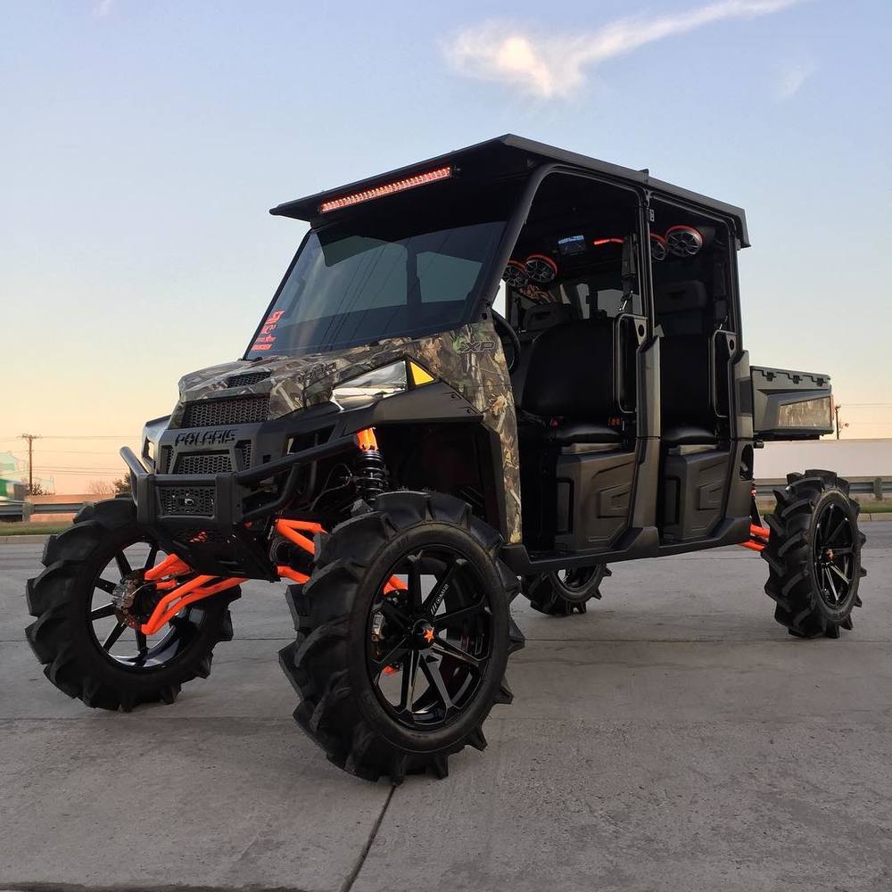 Camo Polaris Logo - 2017 Polaris Ranger Crew XP 1000, Camo / Orange - S3 Power Sports