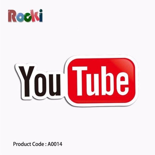 Cool YouTube Logo - A0014 Stickers YouTube logo fashion cartoon cool waterproof suitcase ...