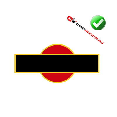 Black and Red Rectangles Logo - Red circle black rectangle Logos