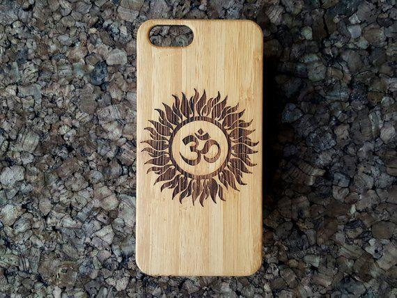 Om Hippie Logo - Om Sign iPhone 5 5S iPhone SE Case. Eco-Friendly Bamboo Wood | Etsy