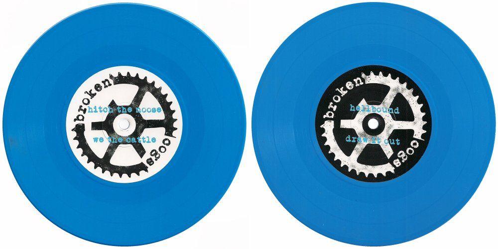 Broken Blue Circle Logo - Brassneck Records — Broken Cogs - S/T 7
