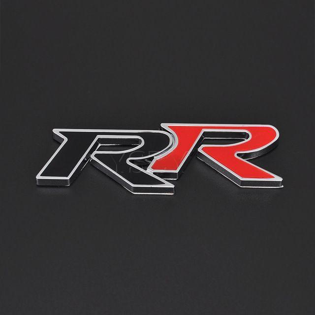 Honda RR Logo - Fashion Car Stickers Trunk Emblem Refitting Badge Decal For BMW