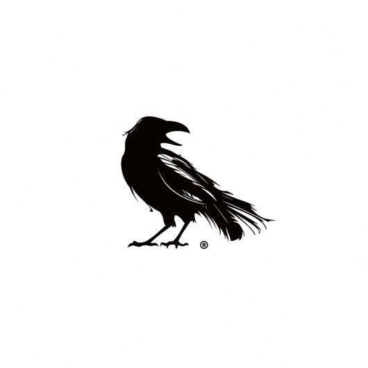 Racen Logo - A crow as a logo | Ravens | Crow tattoo design, Raven tattoo, Raven logo