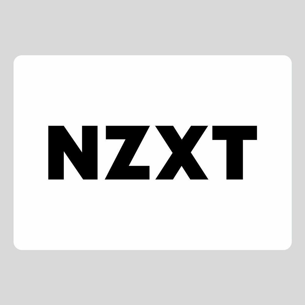 NZXT Logo - SSD Cover NZXT (Horizontal) White