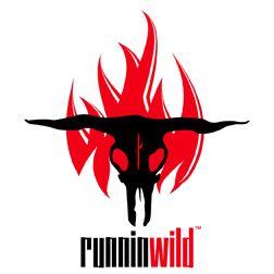 Black and Red Flame Logo - Runnin' Wild Foods - Logos