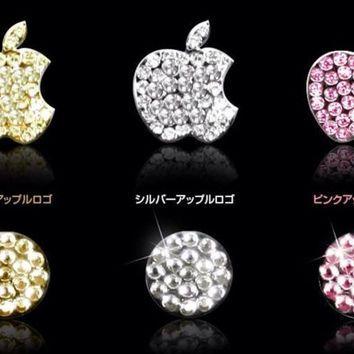 Diamond Apple Logo - Best Apple Logo Sticker Products on Wanelo