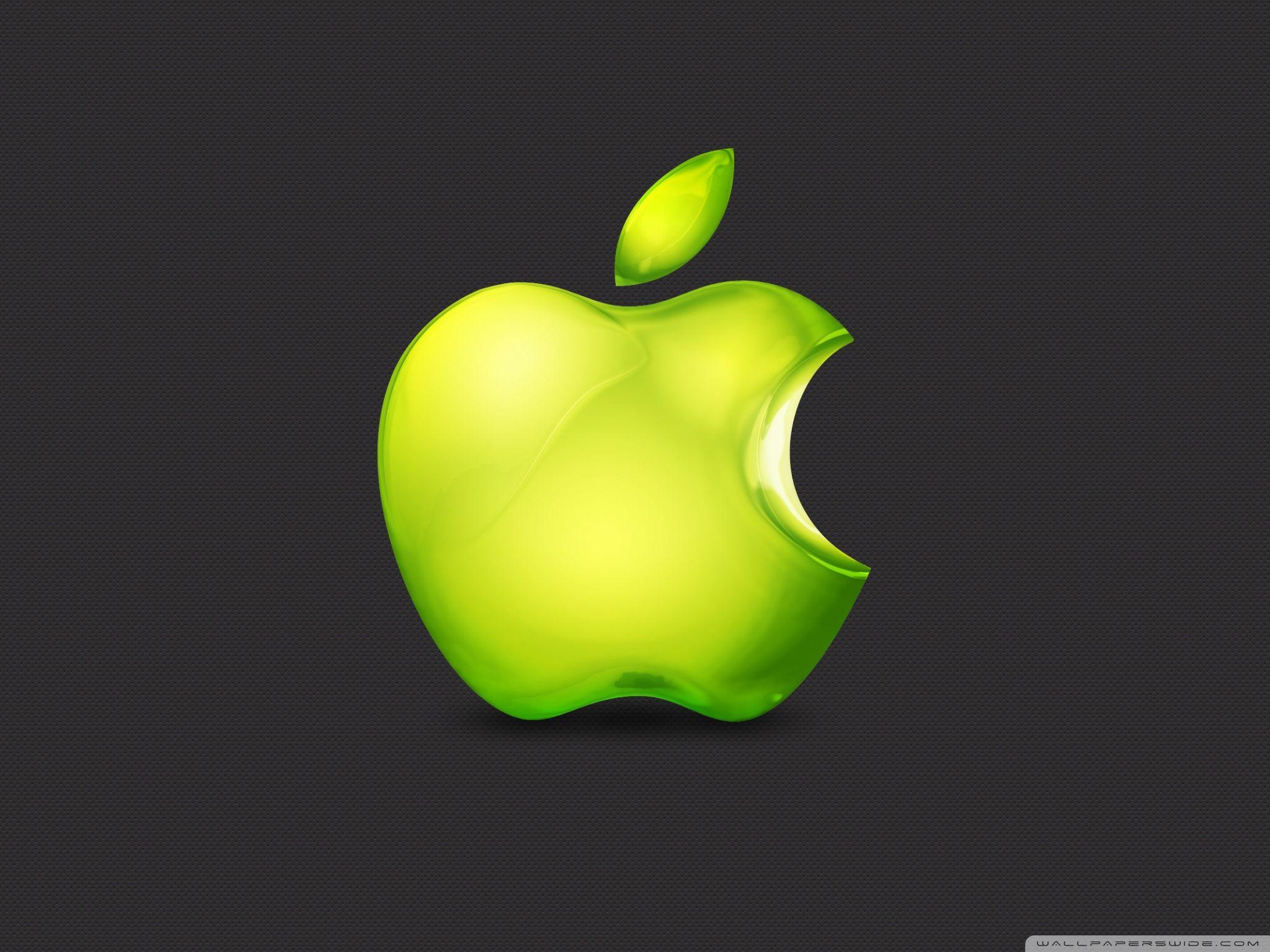 Diamond Apple Logo - Green Apple Logo ❤ 4K HD Desktop Wallpaper for 4K Ultra HD TV ...