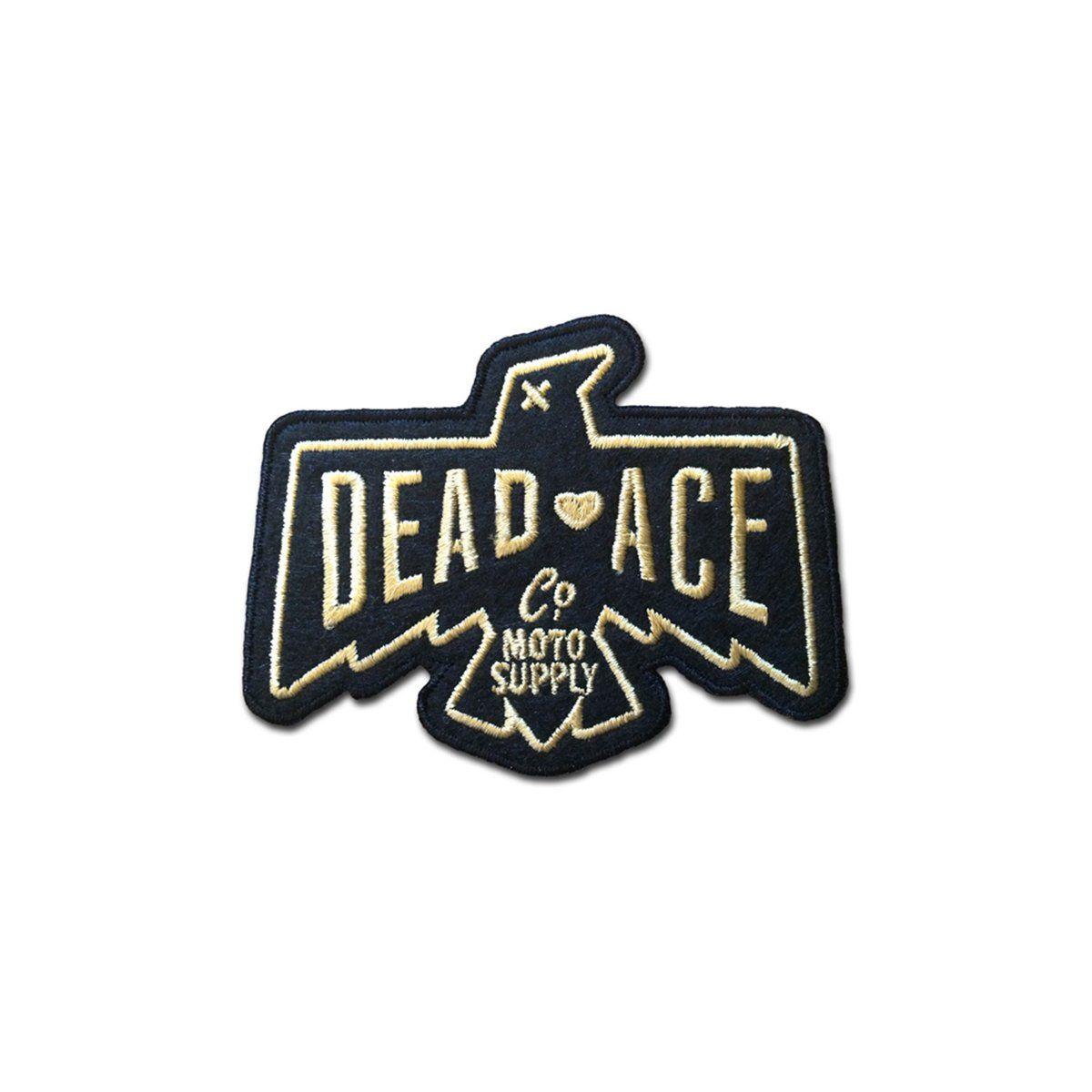 Crow Logo - Dead Ace Co. Moto Supply. Dead Crow Logo Patch