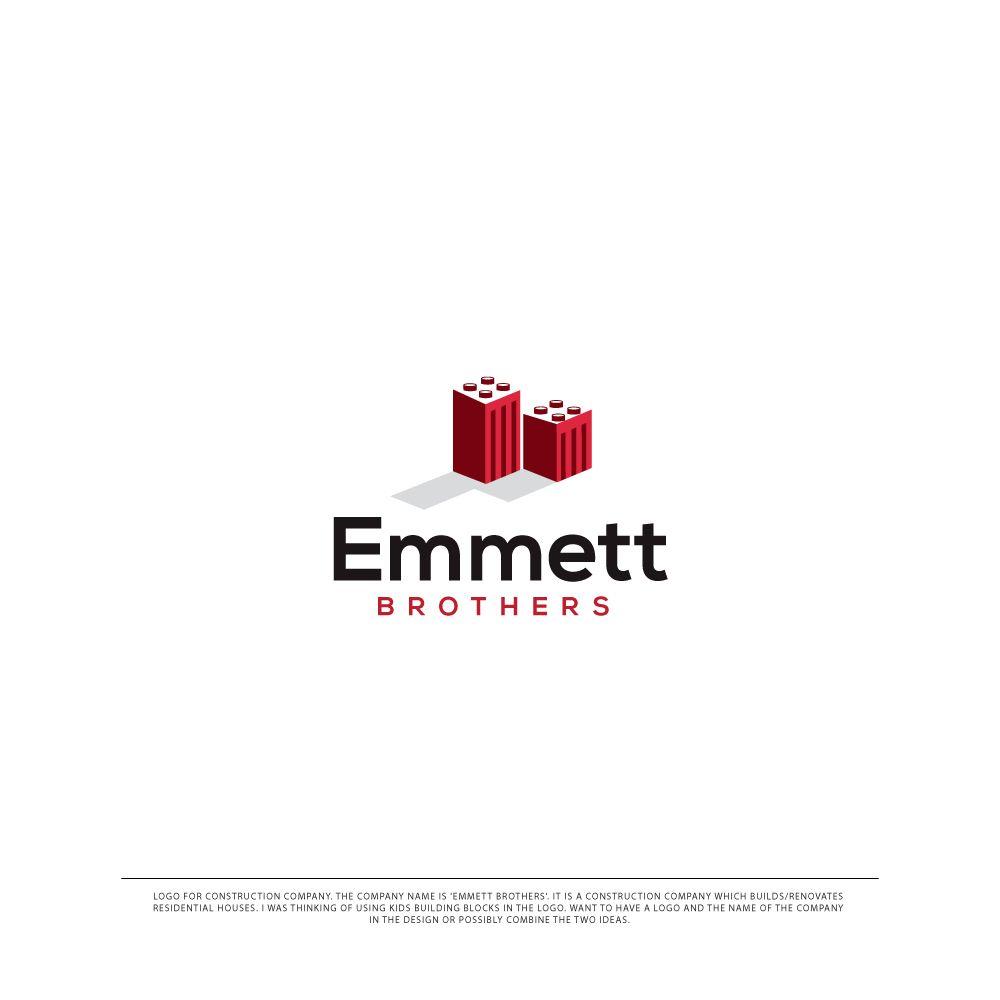 Masculine Logo - Professional, Masculine Logo Design for Emmett Brothers by ecorokerz ...