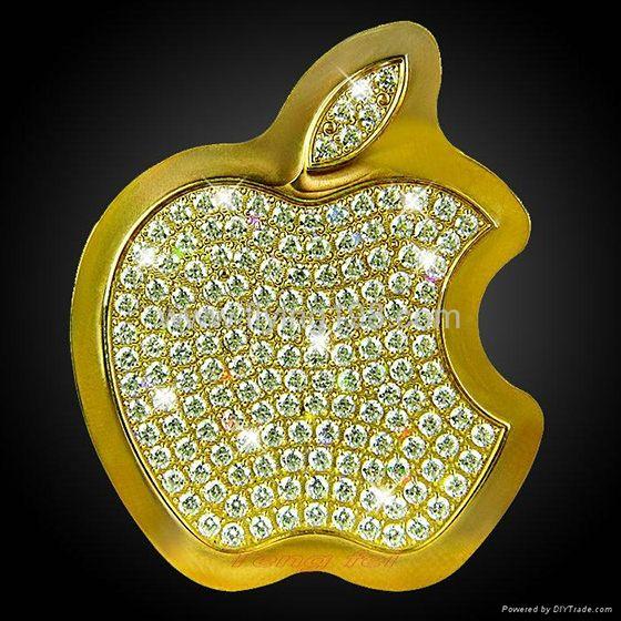 Gold and Diamond Apple Logo - brandchannel: How Apple Reinvented Premium