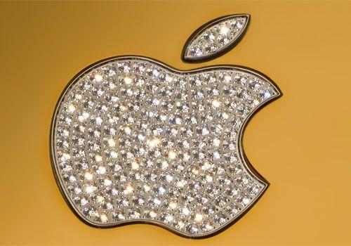 Diamond Apple Logo - Amosu iPad 2 64GB Gold Edition with Swarovski Apple Logo | Dandy Gadget