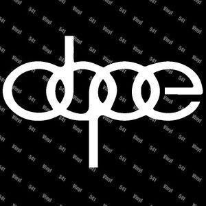 Dope Gucci Logo - Dope Gucci Vinyl Decal driver illest fatlace jdm eruo lowlife funny ...