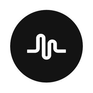 Musically Logo - Black Musical.ly Logo discovered by amyaljj on We Heart It